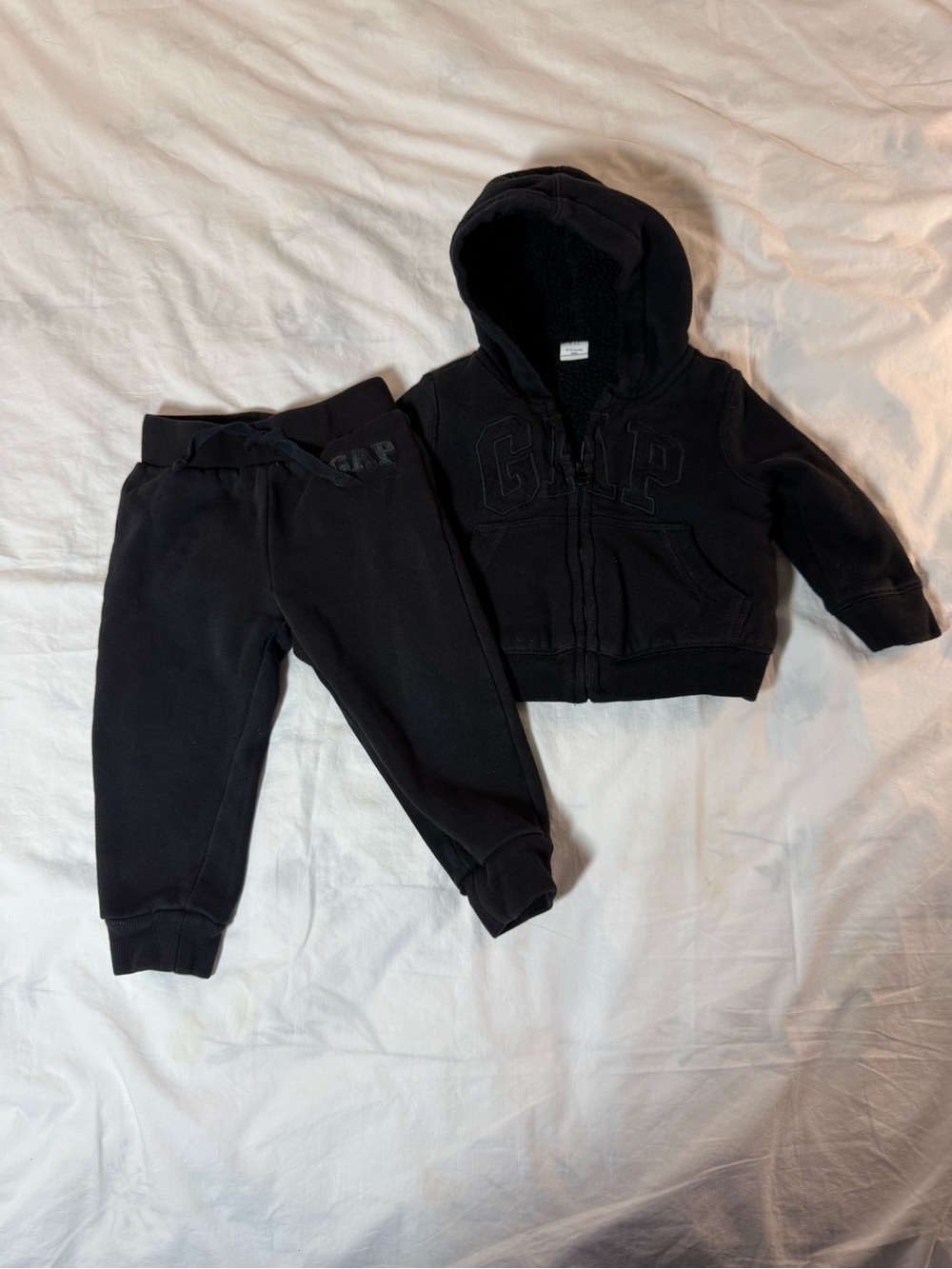 Baby GAP Black Kids Hoodie & Jogger Set